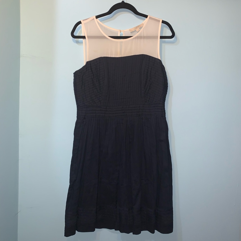 Navy Blue Dress from Loft—Perfect for work!